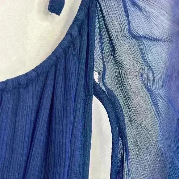 Shona Joy Safira Cut Out Backless Mini Dress in Aegean Blue Size 6 - Picture 10 of 14